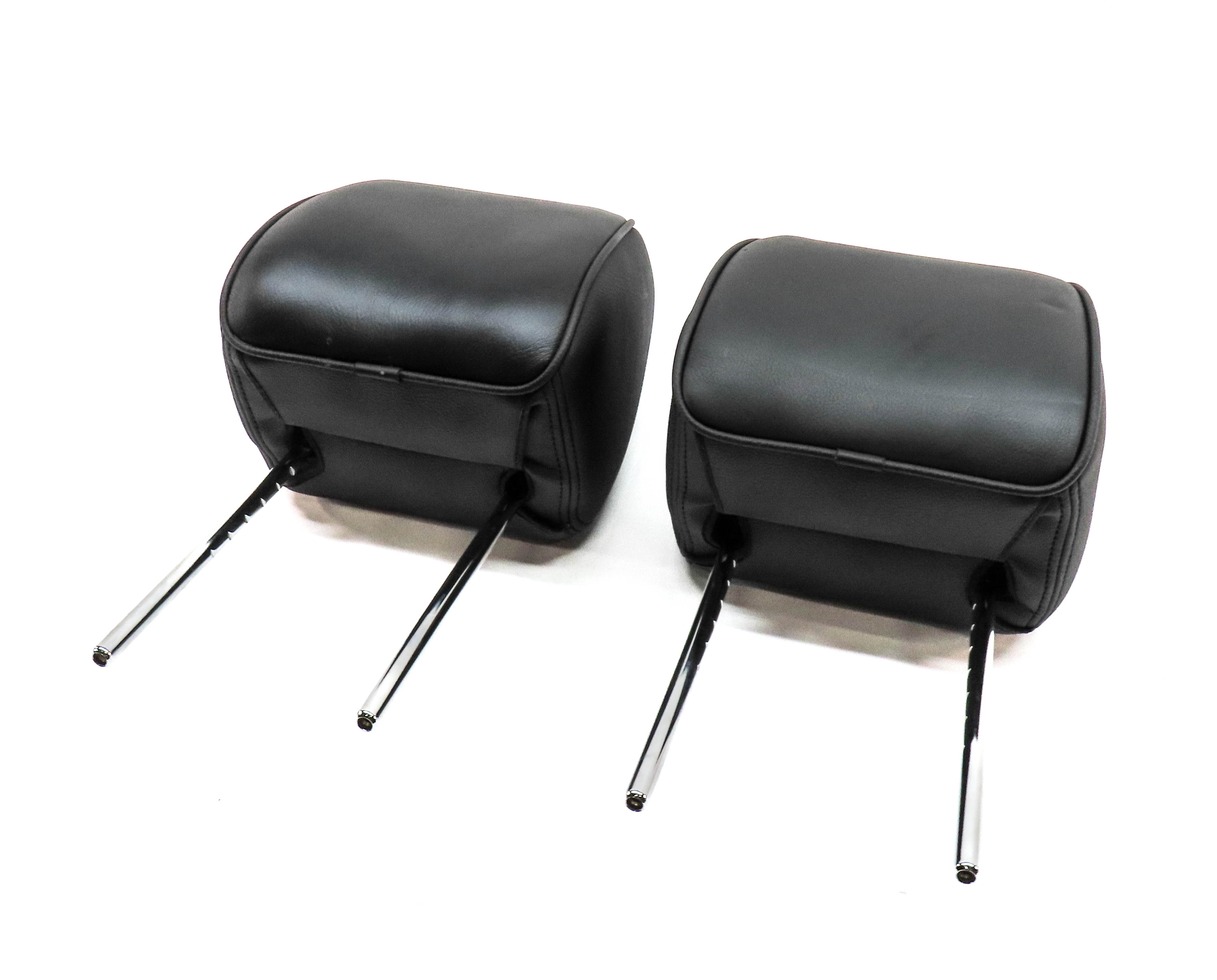 2010-2012 RANGE ROVER (L322) FRONT LEFT & RIGHT SEAT HEADREST SET-2 (Black) — exact item pictured